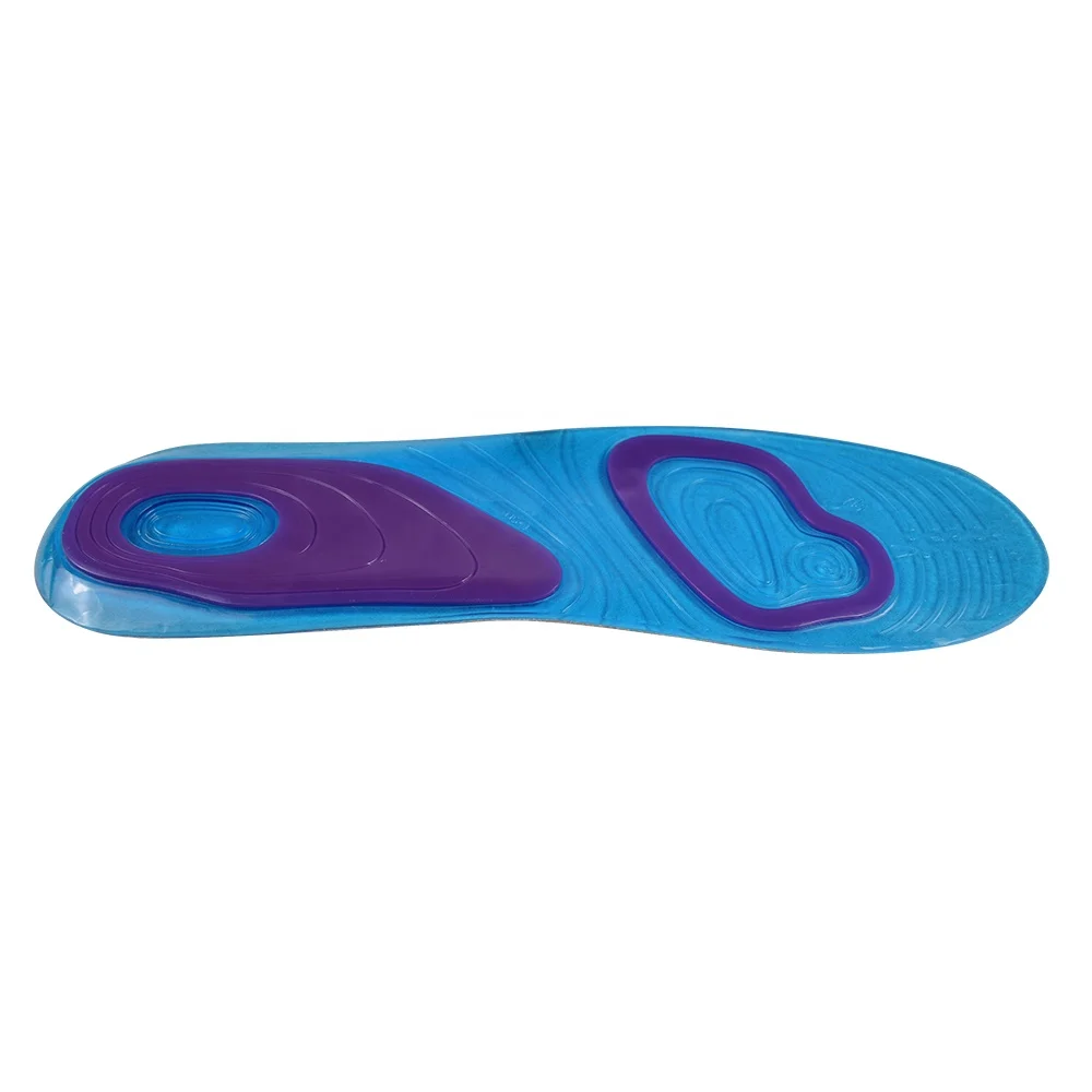 ZRWD05 2019 New products shoe material pu foot pad gel active sport arch insole for flat feet