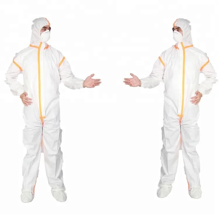 Disposable Coverall EU TYPE  Free samples Disposable Hooded Safety Clothing Suits Non Woven Workwear Coveralls