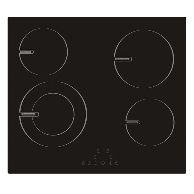 inbuilt 4 head  commercial induction cooker 5000w for restaurant