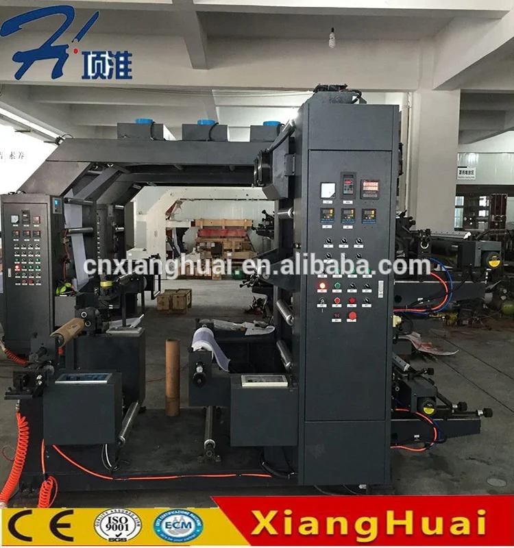 Letterpress Type Printer Plastic Film Flexo Printing Machine  Paper Bag Flexographic Printing Press
