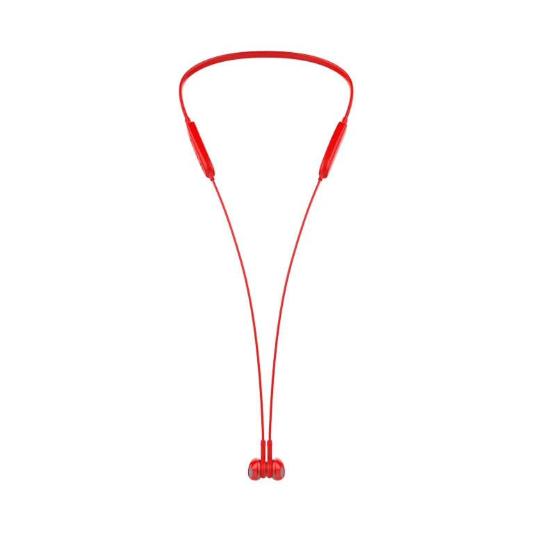 High quality  super bass stereo blue tooth earphone neckband wireless BT headset with noise cancellation magnetic