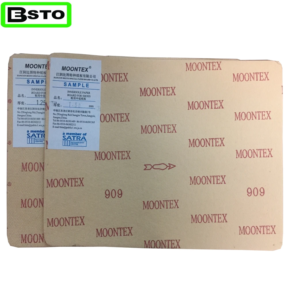 Excellent china 909 shoe making materials of paper insole board