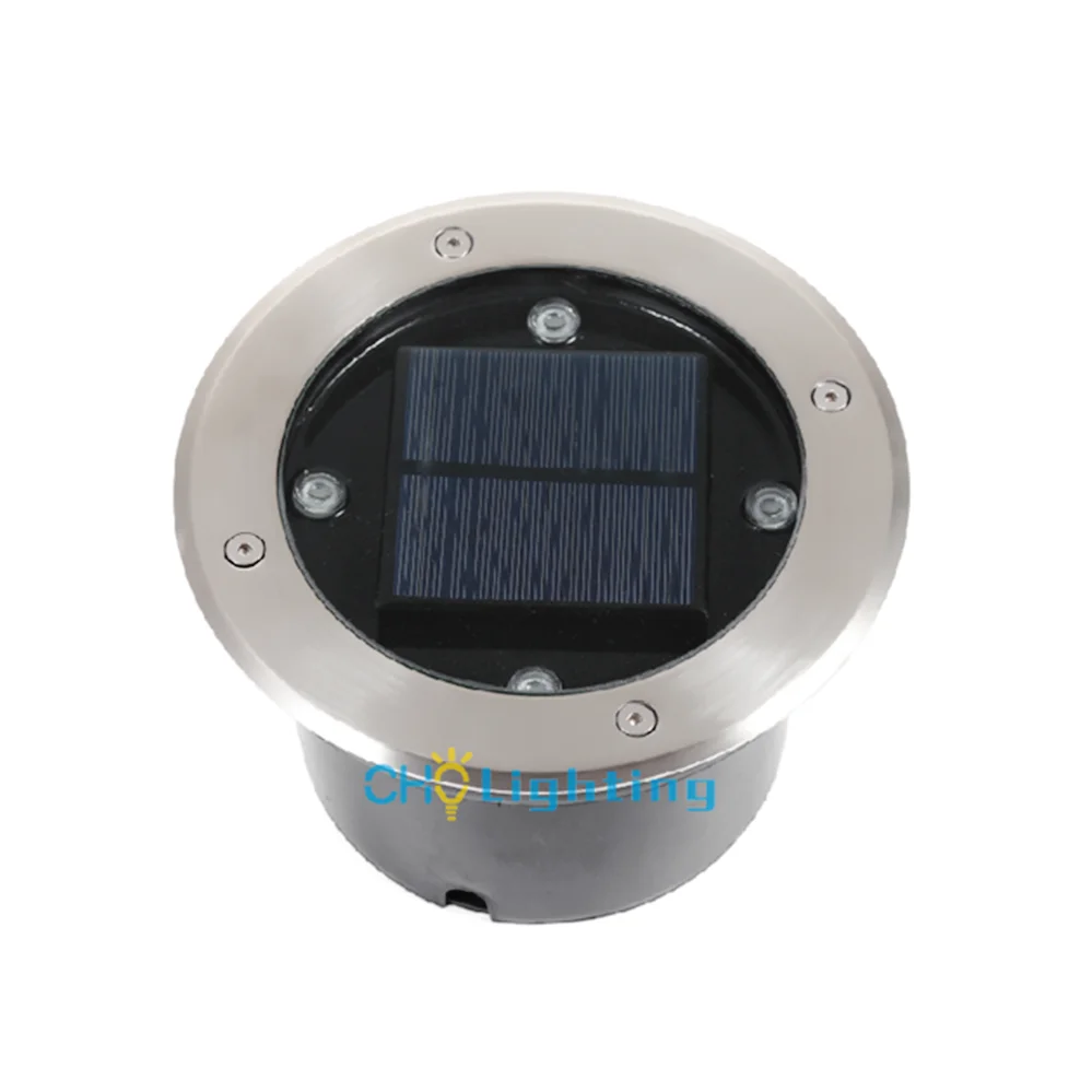 outdoor ip67 rgb 4w 6w led solar inground light