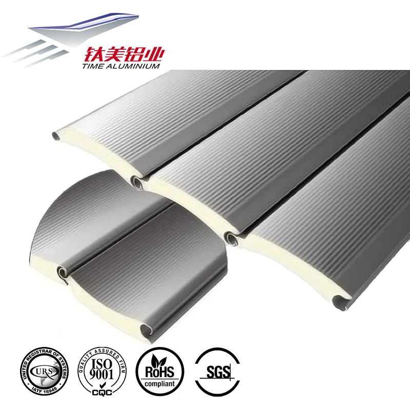 Powder coating aluminium roller shutter slat high quality rolling shutter profile for roll up door