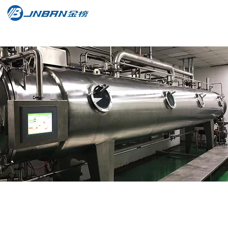 Jnban model high quality stainless steel 304/316L vacuum belt yeast production equipment