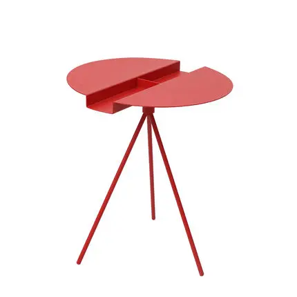 Fashion contemporary steel round bed sofa side table coffee table decor nordic ornaments for living room