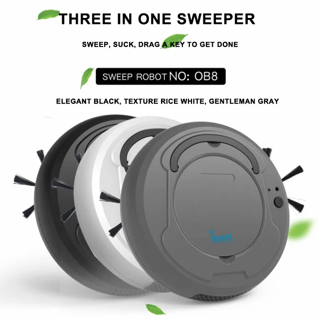 2019 New Products Sweep, drag, suck, three in one Smart Vacuum Cleaning Robot