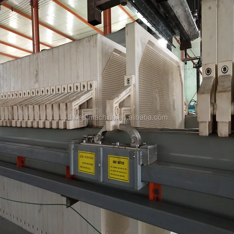 Stone Industry Ceramic Automatically Pulling Plate Cooking Oil Filter Press Machine