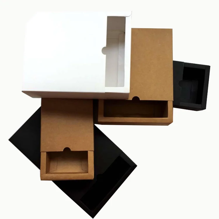 2020 factory custom logo cheap ivory paper packaging gift cake food packaging craft kraft paper drawer box