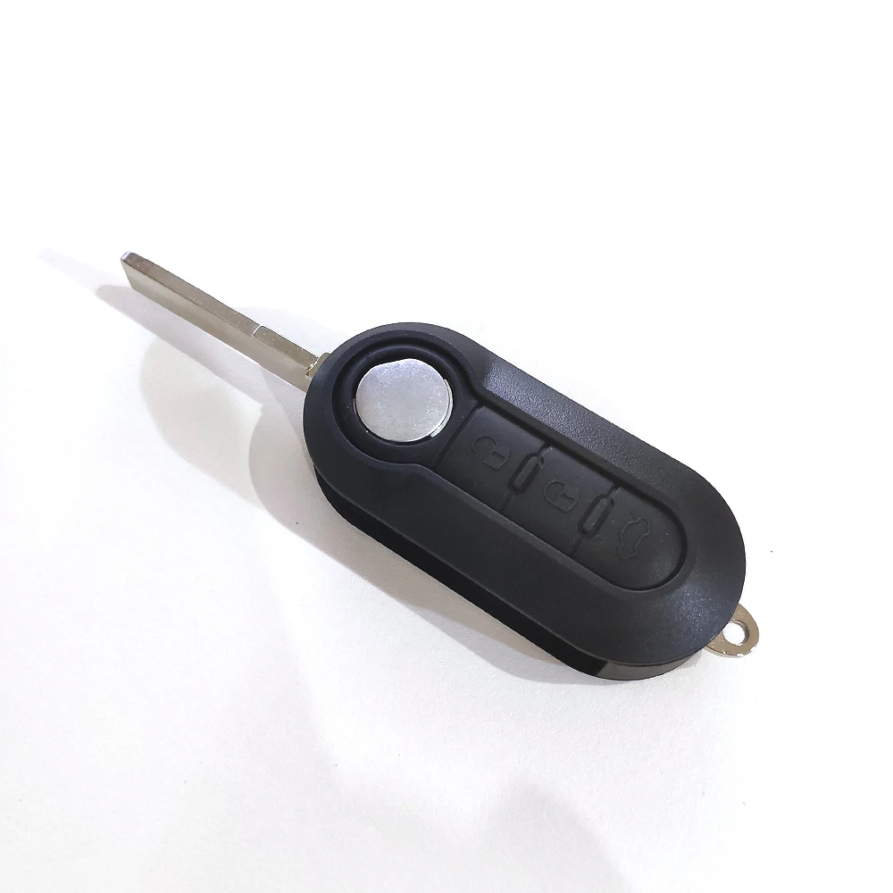 Car Accessories Blank Car Keys Replacement Plastic Remote Car Key Case Shell Fit for Fiat Punto Palio Uno Strada 500
