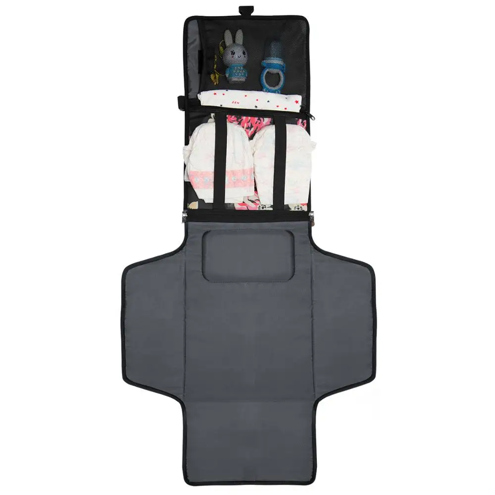 LOKass портативная детская пеленка легкая Цветочная сумка для подгузников клатч Детская сумка с ремешком для коляски для мамы