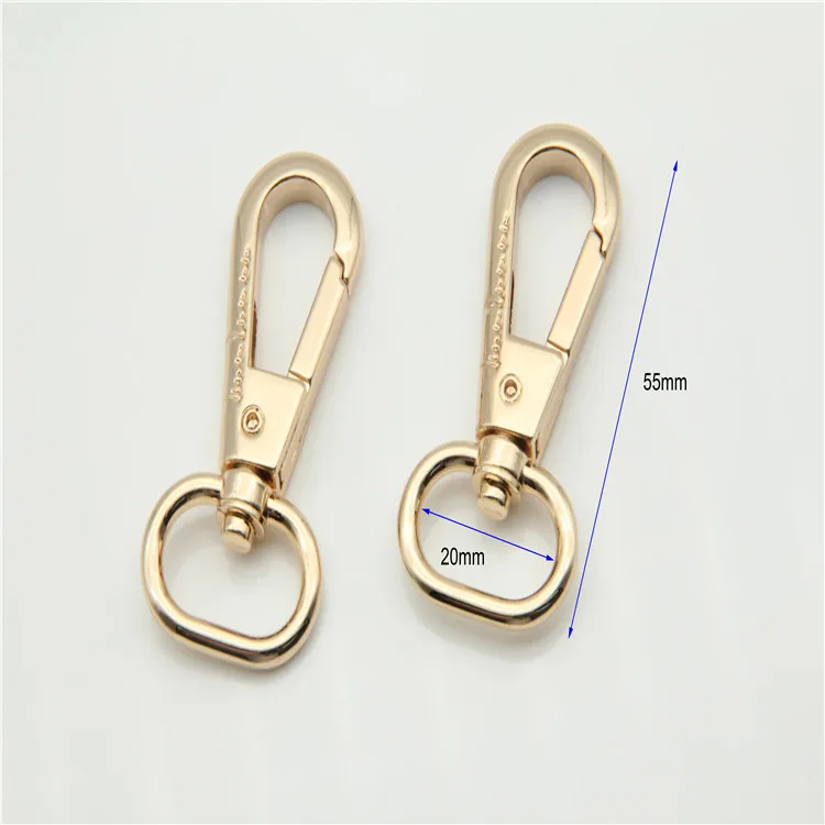 
Hot Selling Decorative Keychain Hook Alloy Metal Handbag Hook For Bag Accessories 
