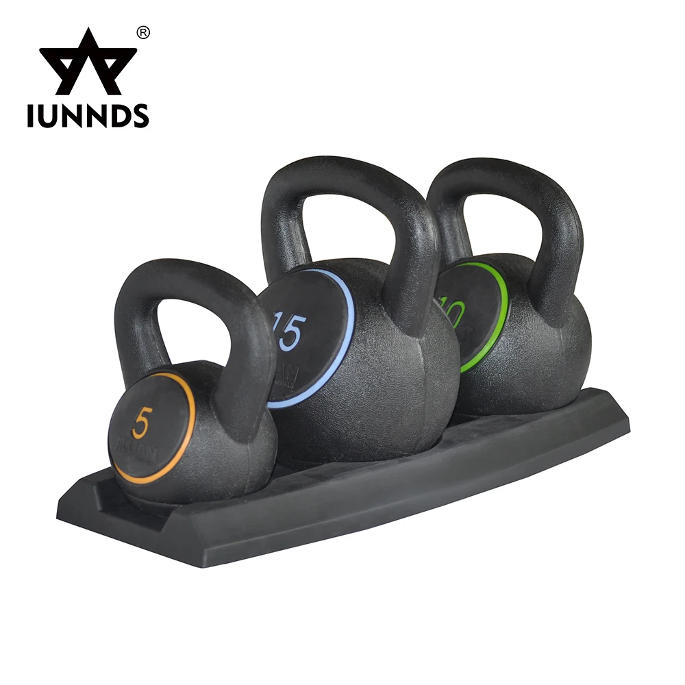 Оптовая продажа 5 кг 10 кг 15 кг тренировки фитнес вес винил конкурс kettlebell