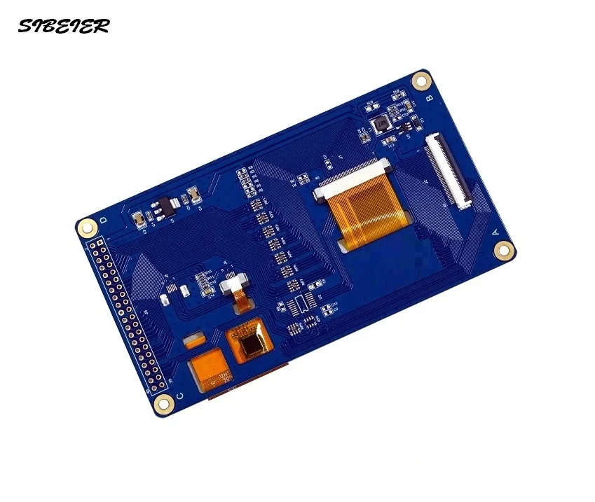 4.3 inch isplay panel 800*480  tft lcd hd driver board spi mcu rs232 interface raspberry  display