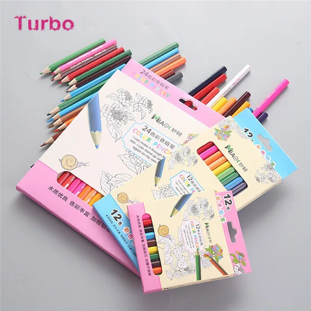 eco friendly promotional kids school stationery custom design multifunction 12 colors Wooden HB mini pencils for children