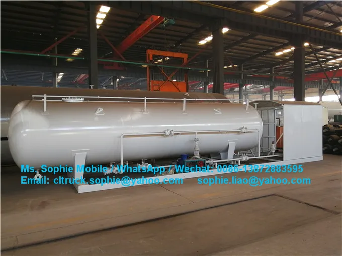 CLW 5MT New & Used Horizontal Mobile LPG Filling Station Carbon Steel Mobile Plant Equipment with Pump & Pressure Vessel