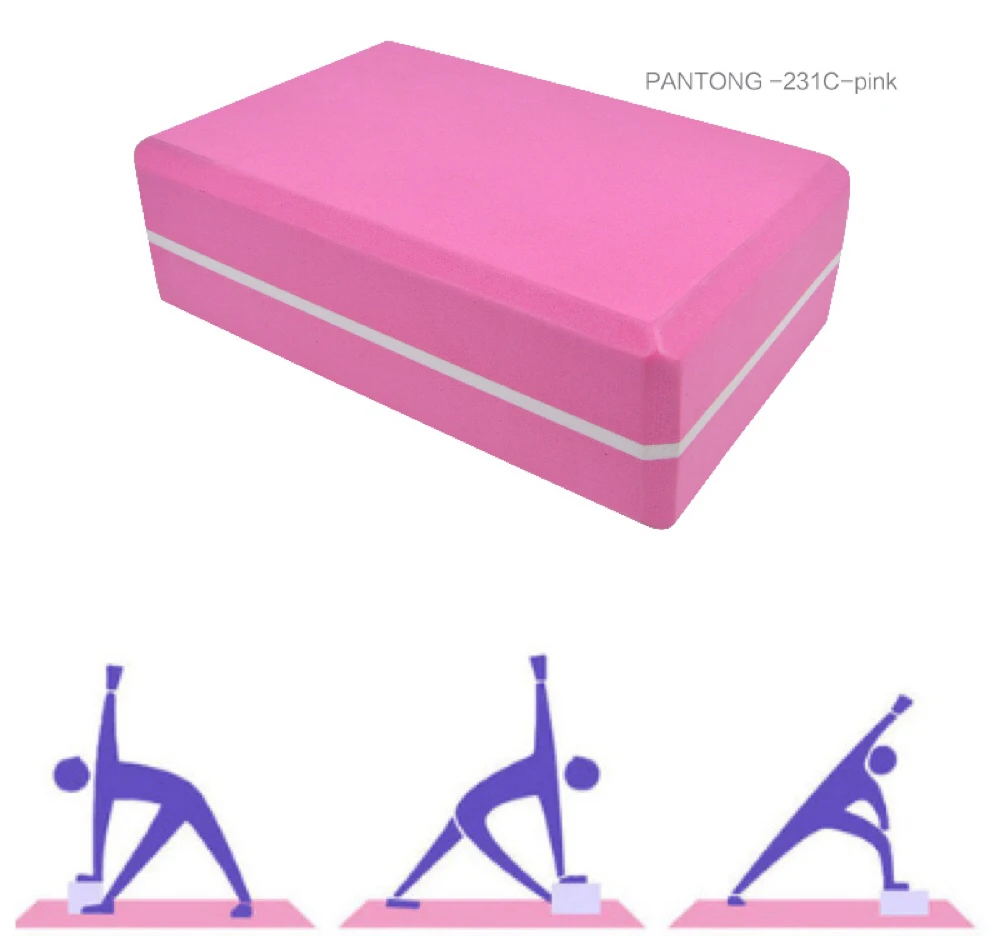 
Environmental Protection EVA Yoga Blocks High Density Fitness Yoga Block NonSlip Yoga Brick 