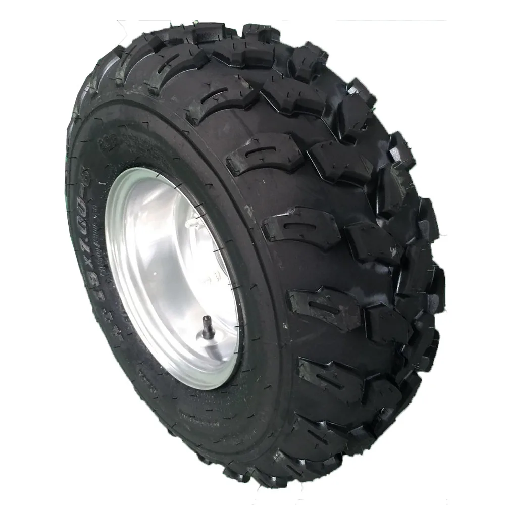High Quality Natural Rubber Go-Kart Tubeless ATV UTV Tire 19x7.00-8