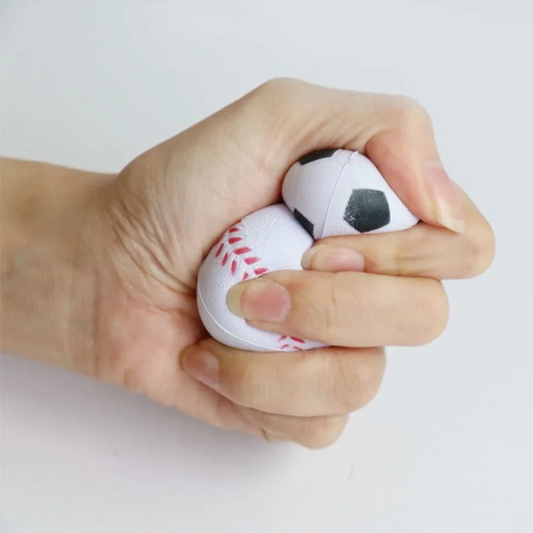 Promotional custom logo PU foam stress relief ball