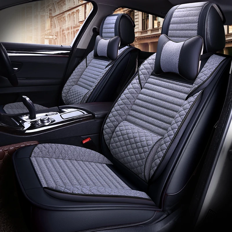 
Leather Front Rear Cushion car seat cover 