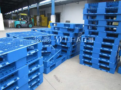 Logistics Warehouse Heavy Duty Stackable Reinforced Plastic Type Euro Pallets