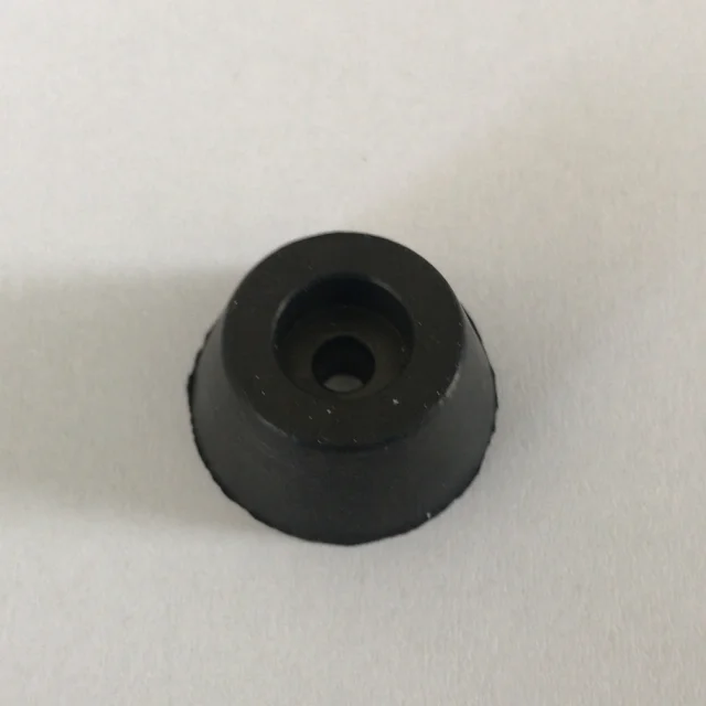 Custom recessed rubber bumper with thread,rubber feet