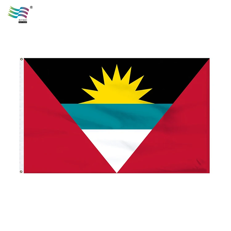 3x5 Antigua Barbuda flag, Antigua Barbuda flag