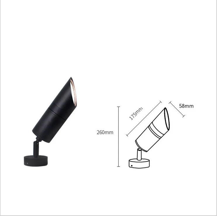 LED outdoor landscape lighting 110v pathway light outdoor garden lawn spotlight waterproof Gu10/G5.3