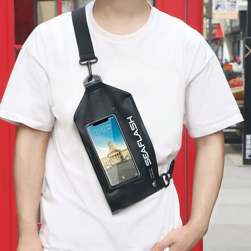 New Design Waterproof Sling Bag Crossbody Shoulder Pack Running Pack Travel  Waist Bag Money Belt