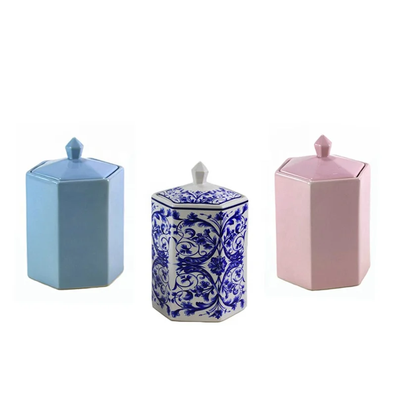 Custom Empty Decoration Candle Holder Unique Silver Domed Ceramic Jar For Scented Candle Luxury