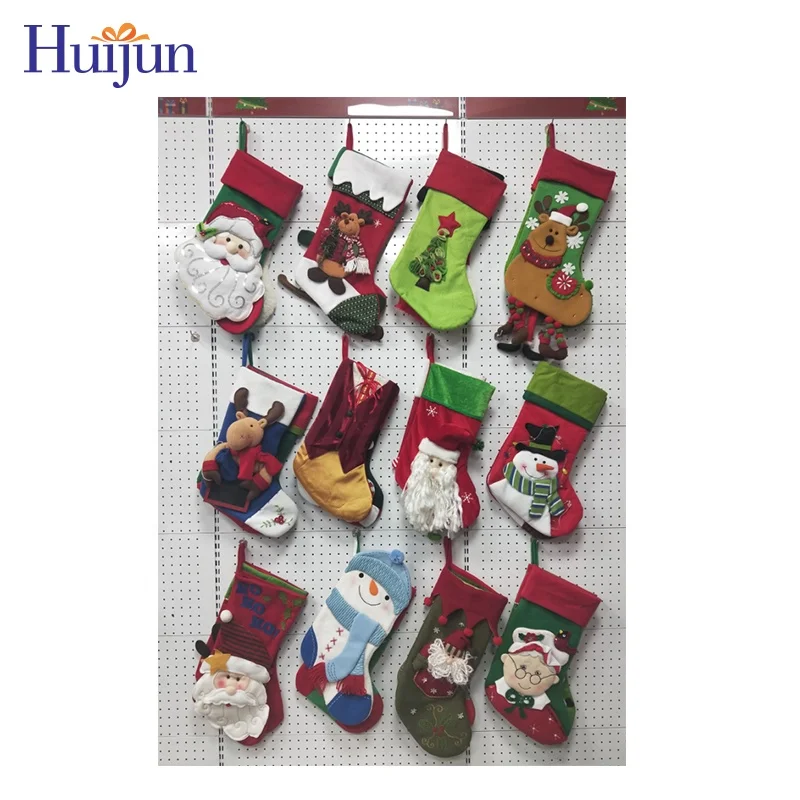 Christmas Crafts 3D Christmas Stocking  in stock Random Wholesale Home Decoration