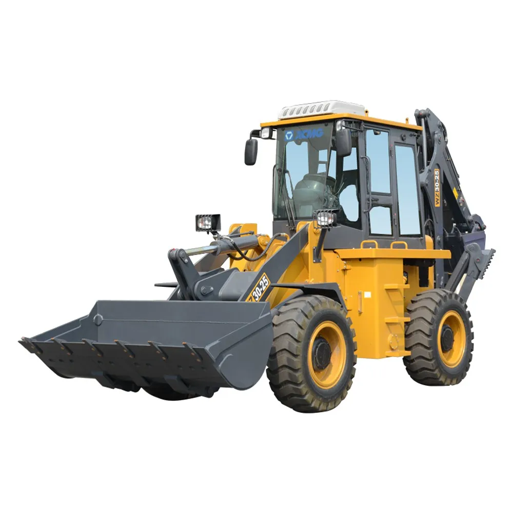  XCMG завод WZ30-25 погрузчик с обратной лопатой 2 5 тонный экскаватор-погрузчик шарнирно-сочленённой рамой