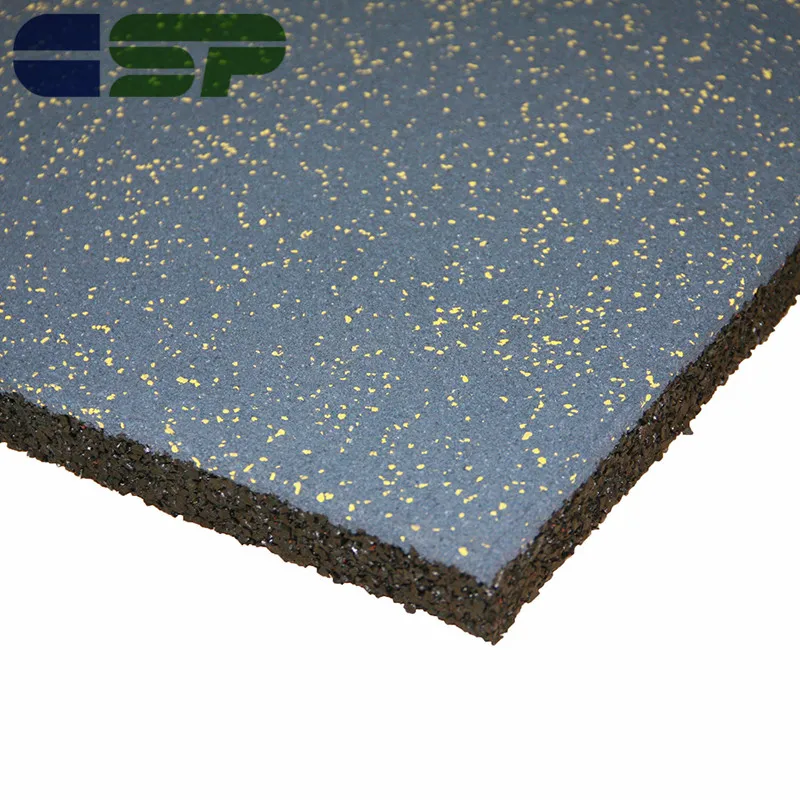 Square outdoor safety playground rubber tile/gym rubber flooring mat