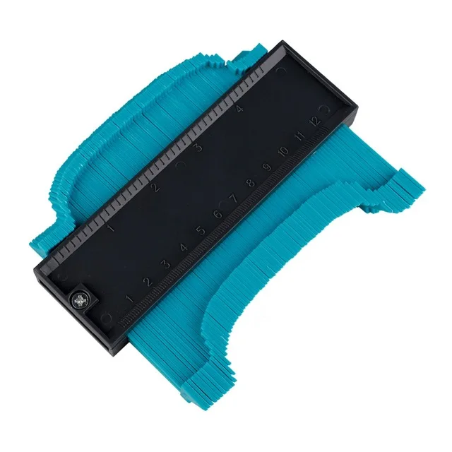 
5 inch Profile contour gauge Edge Patterning Wood Measuring Ruler ABS Contour Profile Gauge Laminated Contour Gauge 