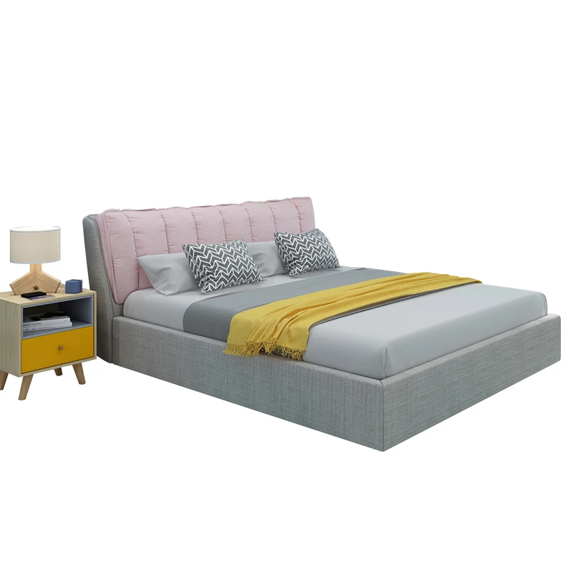 Современный Мебель для Спальни Ткань Хранения Кровать заводская цена с высоким качеством