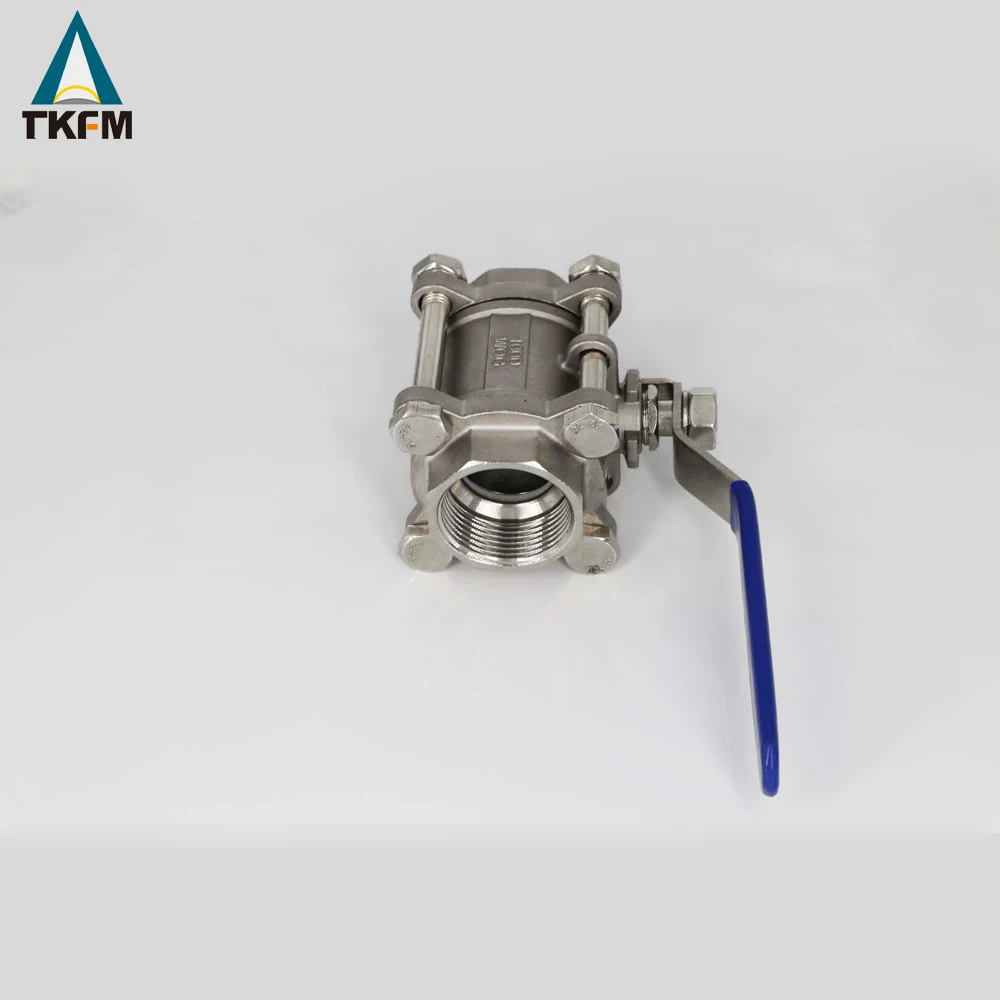 Sale stainless steel mini cf8m 1000 wog 2 inch ss 3pc ball valve ballvalve ss316 with spring