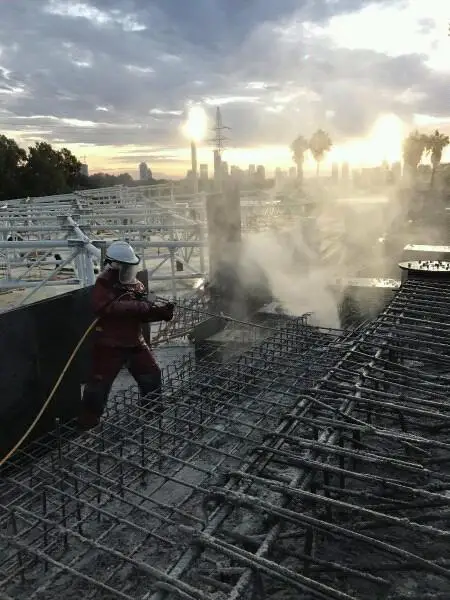 High performance concrete demolition high pressure hydro jetting machine