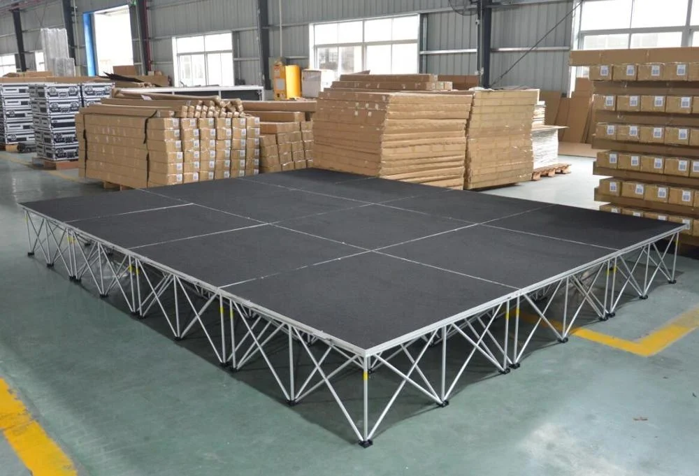 20ft x 20ft Outdoor Folding Stage Platforms and Risers