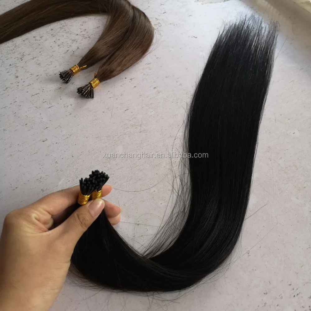 Wholesale Indian Remy Human Hair Extensions I tip Prebonded Hair