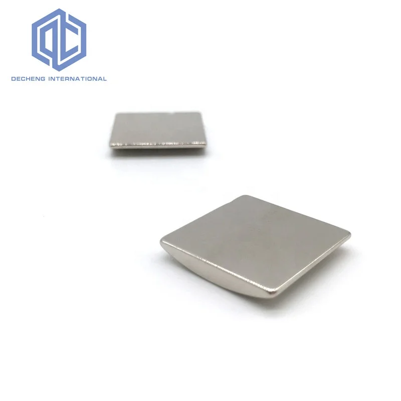 Permanent Neodymium N35 Ni suspension arc segment N35 magnet made from iron ore powder