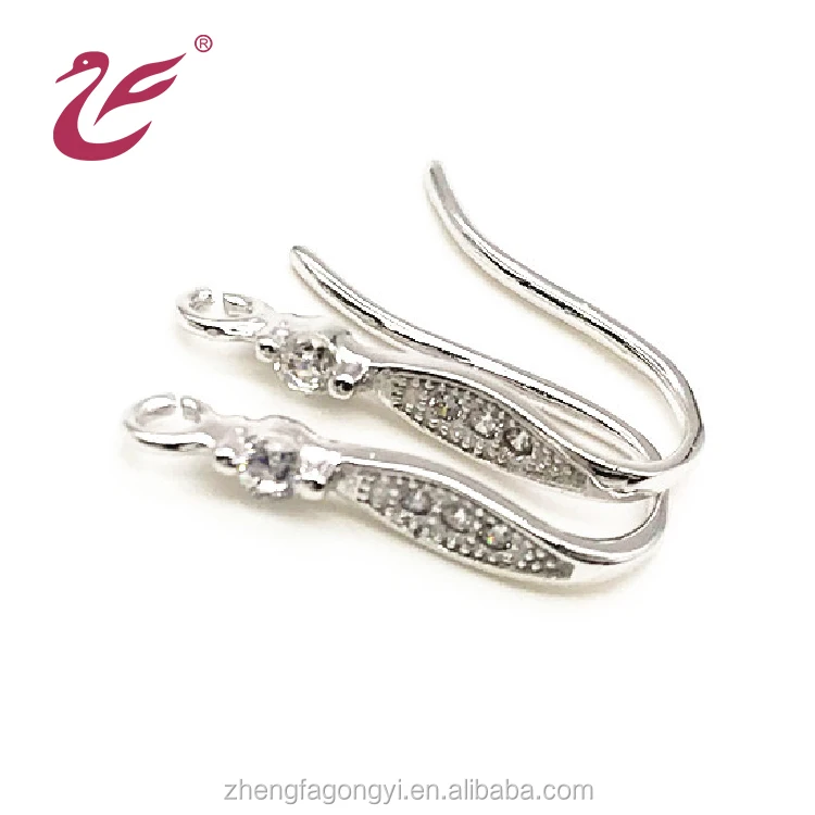 День Святого Валентина 925 серебряная серьга поиск с цирконом Мода pendiente плата серебряная серьга поиск оптом