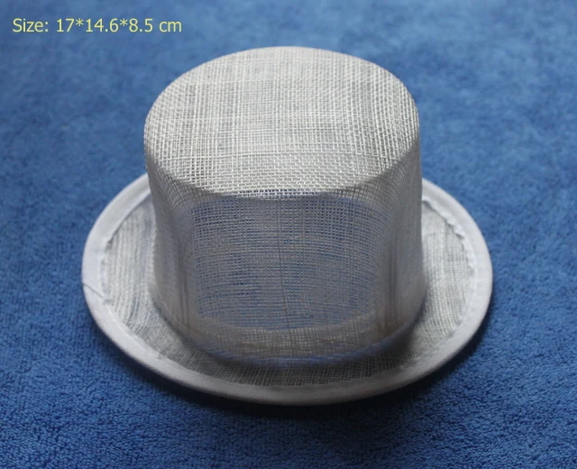 Sinamay Top Hat Mini Top Hat Base Millinery Hat Form For Women Making Fascinator Base Headpiece Headwear