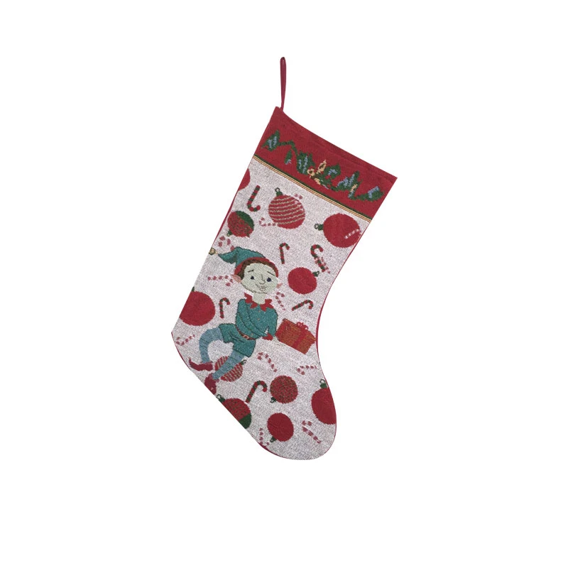 New design popular quality novelty santa Christmas stocking sock