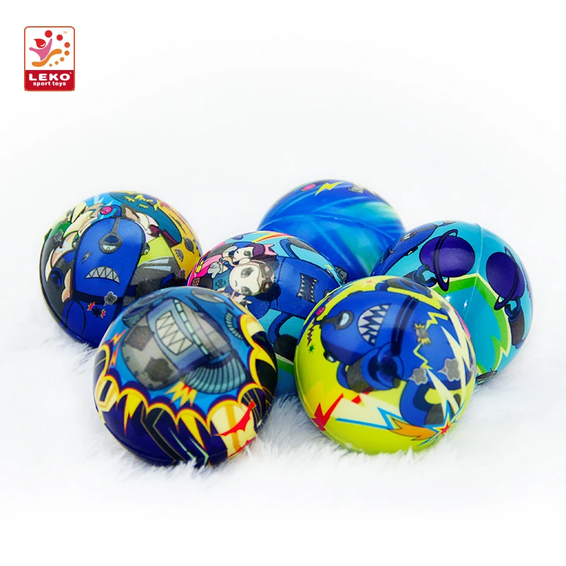 Высококачественный мяч-антистресс из полиуретана с полной печатью мяч-антистресс из пенополиуретана