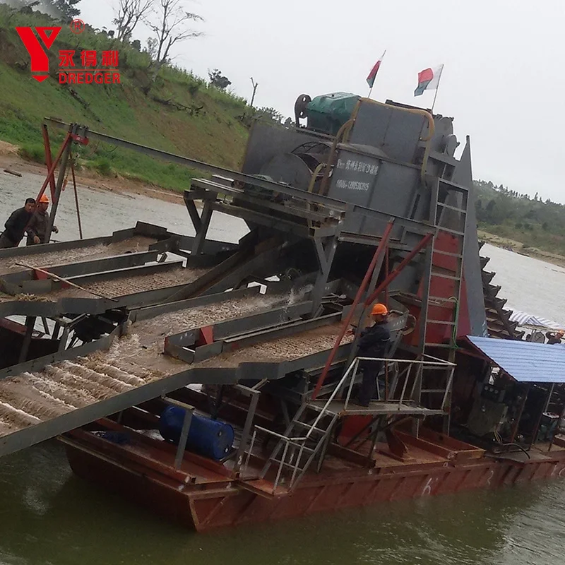 chain bucket gold and diamond dredger for sale