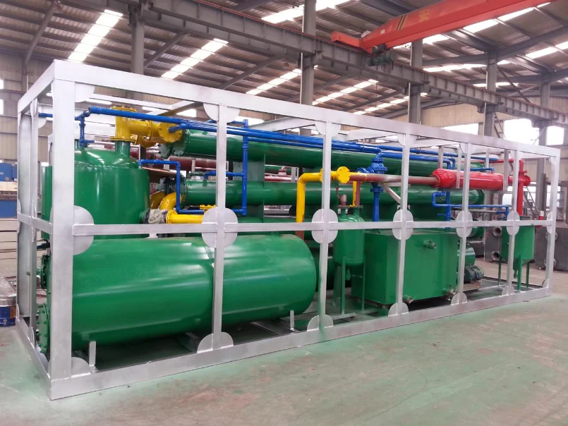 10 тонн отработанных шин/пластиковая пиролизная установка для пиролизного масла