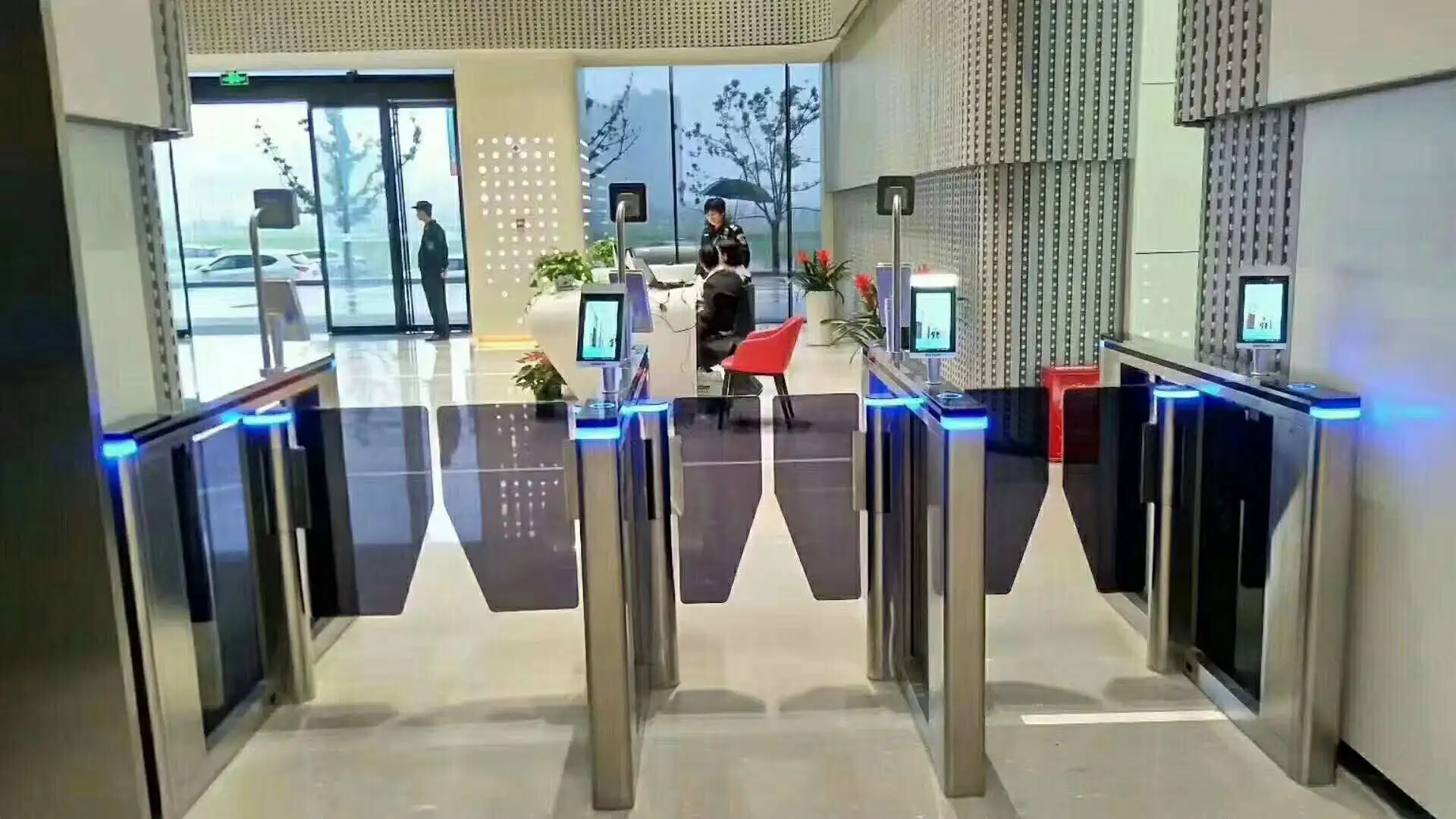 Пешеходный турникет для инвалидной коляски с картой, билетом, идентификацией по отпечатку пальца, доступ к монетам с SDK