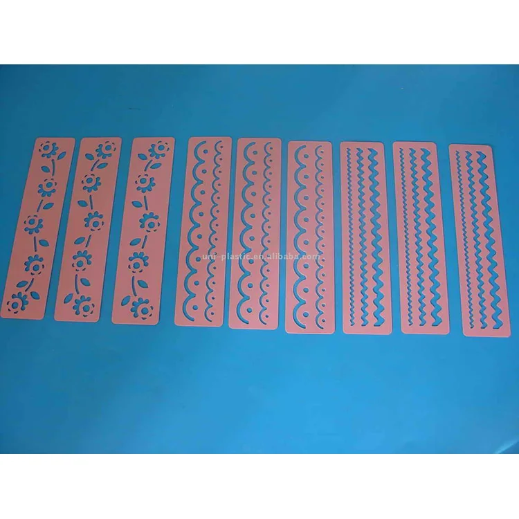 Горячая Распродажа ПВХ материал пластиковые трафареты для оптовой продажи