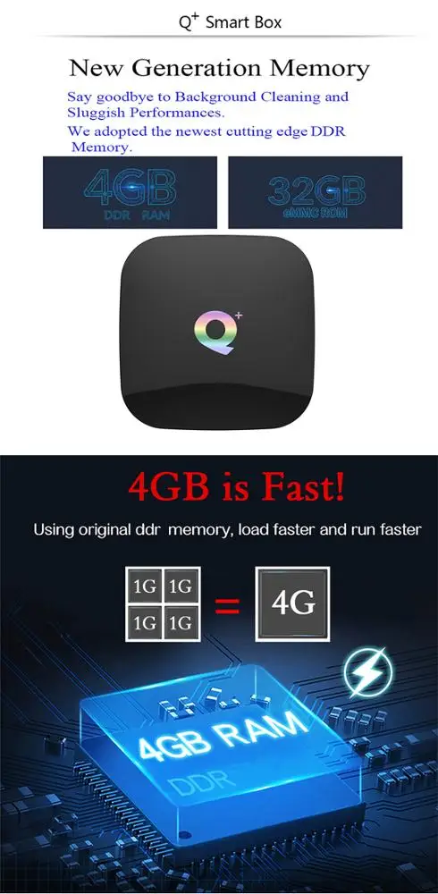 Android tv box Q Plus 2G+16G Hot Selling H6 Q+ 2GB 16GB EMMC Android TV box IPTV Android 9.0 Smart TV Box