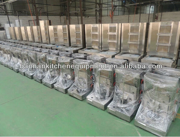 Commercial Gas Shawarma Making Machine Kebab BBQ Grill for Restaurant
